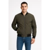 ERKEK BOMBER MONT CEKET – FERMUARLI, KAPİTONE İÇİ ASTARLI, SU İTİCİ KUMAŞ, REGULAR FİT, UZUN KOLLU, YANDAN CEPLİ, BAHAR & KIŞ RAHAT GÜNLÜK STİL - HAKİ