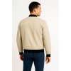 ERKEK BOMBER MONT CEKET – FERMUARLI, KAPİTONE İÇİ ASTARLI, SU İTİCİ KUMAŞ, REGULAR FİT, UZUN KOLLU, YANDAN CEPLİ, BAHAR & KIŞ RAHAT GÜNLÜK STİL - BEJ