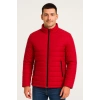 ERKEK BOMBER MONT CEKET – SU İTİCİ KUMAŞ, KAPİTONE ASTARLI, FERMUARLI, KIŞLIK - KIRMIZI
