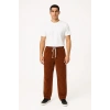 Erkek Fitilli Kadife Cepli Buggy Pantolon Oversize Rahat Kalıp - Kahverengi