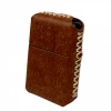 Handmade El Yapımı Hakiki Deri Zippo Modeli Çakmak - AG02001 - Kahverengi