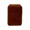 Handmade El Yapımı Hakiki Deri Zippo Modeli Çakmak - AG02001 - Taba