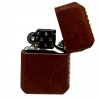 Handmade El Yapımı Hakiki Deri Zippo Modeli Çakmak - AG02001 - Tobacco