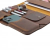 İsme Özel Çıtçıtlı Fonksiyonlu iPad Organizer - %100 Crazy Deri - 10,9 (İnç) - ET01004 - Taba