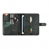 İsme Özel Çıtçıtlı Fonksiyonlu iPad Organizer - %100 Rainbow Deri - ET01002 - Antrasit