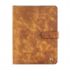 İsme Özel Çıtçıtlı Fonksiyonlu iPad Organizer - %100 Rainbow Deri - ET01002 - Camel