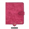İsme Özel Çıtçıtlı Fonksiyonlu iPad Organizer - %100 Rainbow Deri - ET01002 - Fuşya