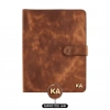 İsme Özel Çıtçıtlı Fonksiyonlu iPad Organizer - %100 Rainbow Deri - ET01002 - Kahverengi