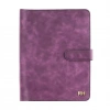İsme Özel Çıtçıtlı Fonksiyonlu iPad Organizer - %100 Rainbow Deri - ET01002 - Mor