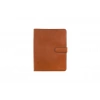 İsme Özel Çıtçıtlı Fonksiyonlu iPad Organizer - %100 Tiesto Deri - ET01003 - Tobacco
