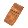 İsme Özel Çok Amaçlı Aksesuar Kılıfı - %100 Rainbow Deri - AK01002 - Camel