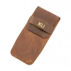 İsme Özel Çok Amaçlı Aksesuar Kılıfı - %100 Rainbow Deri - AK01002 - Kahverengi