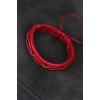 Kırmızı Renk İpli Yeni Sezon Deri Erkek Bileklik