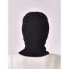 KIŞLIK KAR MASKE DOKUMA TRİKO BERE - SİYAH