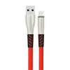 Konfulon S89 Metal Uçlu Lightning Kablo iphone Uyumlu 1M 2.4A - Kırmızı