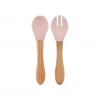 Mama Kaşığı ve Çatal Seti Pinky Pink