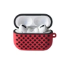 Newface Airpods Pro 2 (2.nesil) Spor Delikli Kılıf - Kırmızı-Siyah
