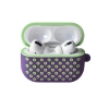 Newface Airpods Pro 2 (2.nesil) Spor Delikli Kılıf - Lila-Yeşil