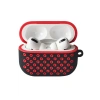 Newface Airpods Pro 2 (2.nesil) Spor Delikli Kılıf - Siyah-Kırmızı