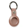 Newface Airtag Anahtarlık Deri Kılıf - Rose Gold