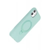 Newface Apple iPhone 11 Regal Magsafe Standlı Kapak - Su Yeşili
