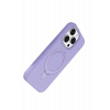 Newface Apple iPhone 14 Pro Max Regal Magsafe Standlı Kapak - Lila