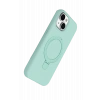 Newface Apple iPhone 15 Plus Regal Magsafe Standlı Kapak - Su Yeşili