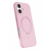 Newface Apple iPhone 16 Plus Regal Magsafe Standlı Kapak - Açık Pembe