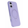 Newface Apple iPhone 16 Plus Regal Magsafe Standlı Kapak - Lila