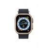 Newface Apple Watch Ultra 49mm Alüminyum Kasa Cam Ekran Koruyucu - Gold