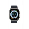 Newface Apple Watch Ultra 49mm Alüminyum Kasa Cam Ekran Koruyucu - Gri