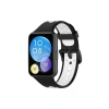 Newface Huawei Watch Fit 2 Spor Delikli Kordon - Siyah-Beyaz