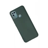 Newface İnfinix Hot 10 Play Kılıf Nano içi Kadife Silikon - Koyu Yeşil