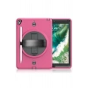 Newface iPad 5 Air 9.7 Kılıf Strap-C Otterbox Tablet Kapak - Pembe