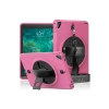 Newface iPad 5 Air 9.7 Kılıf Strap-C Otterbox Tablet Kapak - Pembe