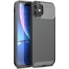 Newface iPhone 11 Kılıf Auto Focus Karbon Kapak - Siyah