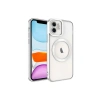 Newface iPhone 11 Kılıf Kross Magneticsafe Kapak - Gümüş