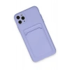 Newface iPhone 11 Pro Max Kılıf Kelvin Kartvizitli Silikon - Lila