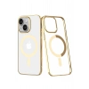 Newface iPhone 14 Plus Kılıf Element Magneticsafe Sert Kapak - Gold