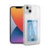 Newface iPhone 14 Plus Kılıf Kart Şeffaf Silikon - Şeffaf