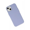 Newface iPhone 14 Plus Kılıf Nano içi Kadife Silikon - Lila