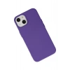 Newface iPhone 14 Plus Kılıf Nano içi Kadife Silikon - Mor