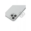 Newface iPhone 14 Pro Max Band Metal Kamera Lens - Gümüş