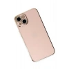 Newface iPhone 15 Kılıf Volet Silikon - Pembe