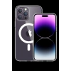 Newface iPhone 15 Pro Max Kılıf Tron Şeffaf Magsafe Kapak - Şeffaf