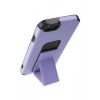 Newface iPhone 6 Kılıf Mega Standlı Silikon - Lila