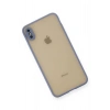 Newface iPhone XS Max Kılıf Montreal Silikon Kapak - Gri