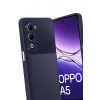 Newface Oppo A5 4G Auto Focus Karbon Kapak - Lacivert