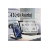 Newface S90 4in1 Kablosuz Şarj Masaüstü Set - Siyah