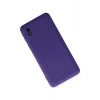 Newface Samsung Galaxy A01 Core Kılıf Nano içi Kadife Silikon - Mor